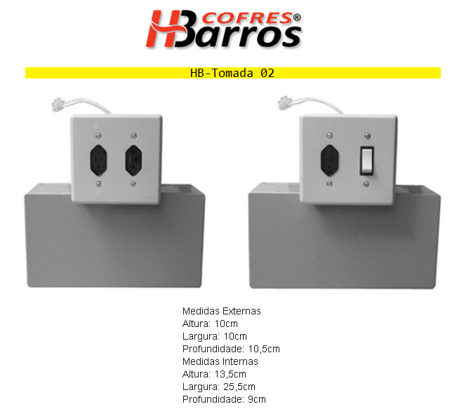 Cofre embutido para casa - Cofres H. Barros Sarandi PR