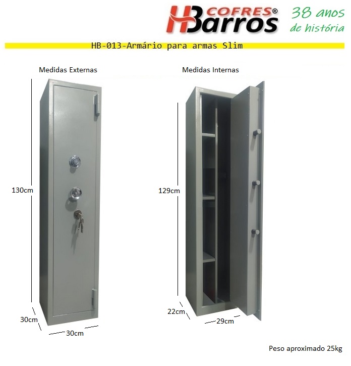 Cofre eletrônico residencial - Cofres H. Barros Sarandi PR